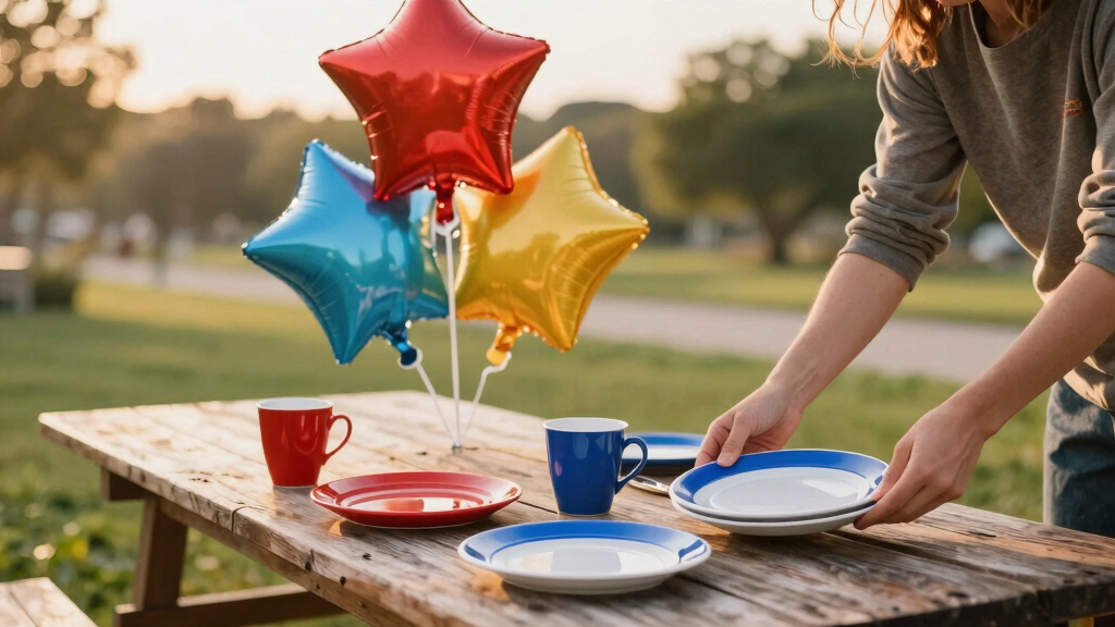 patriotic outdoor party supplies
