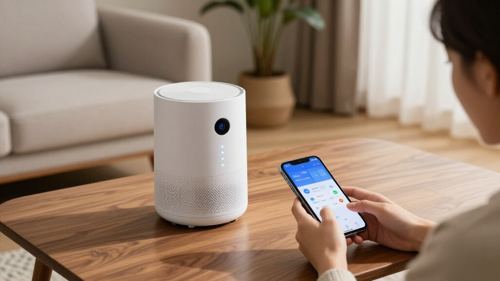 smart air quality monitor with app