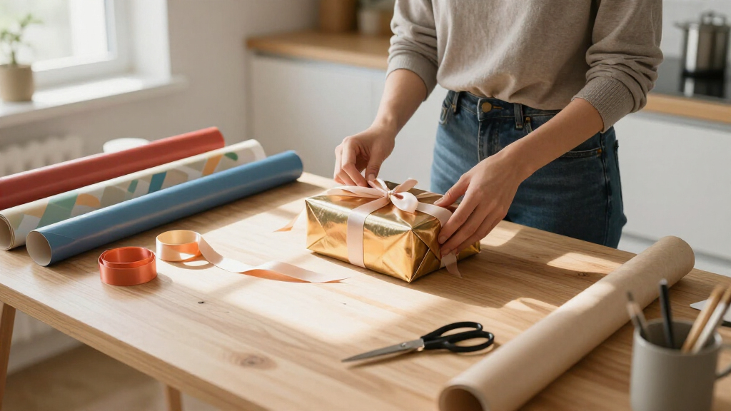 gift wrapping stations