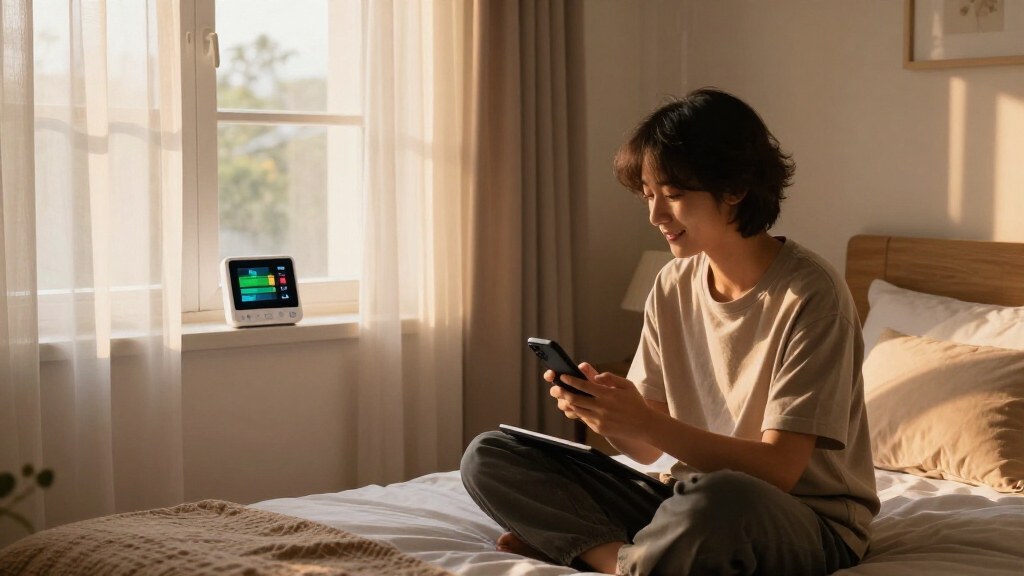 indoor air quality monitor for bedroom
