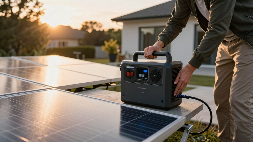 solar backup power stations