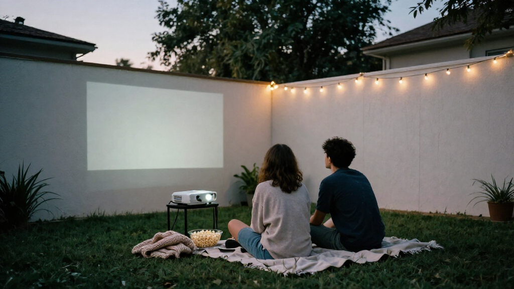 portable projectors for movie nights