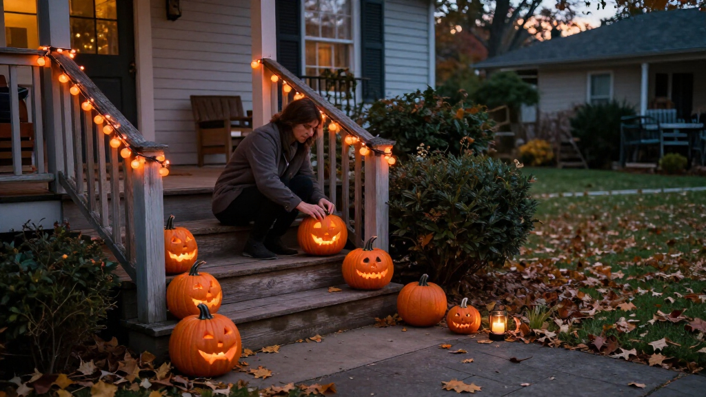 outdoor Halloween decorations