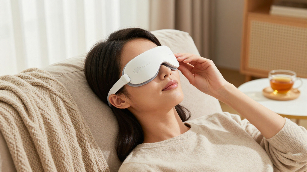 best heated eye massager device