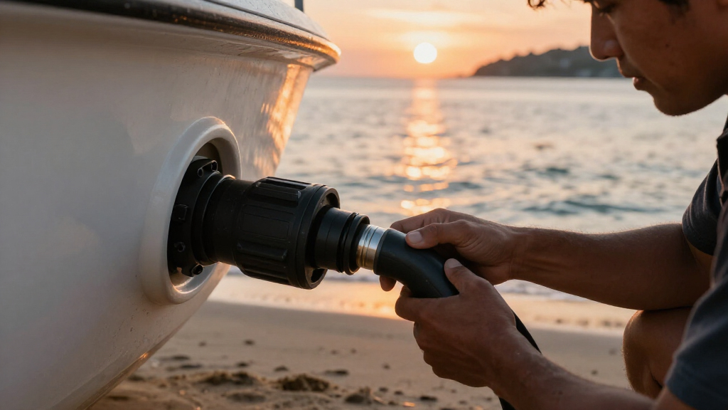 marine shore power inlet kit