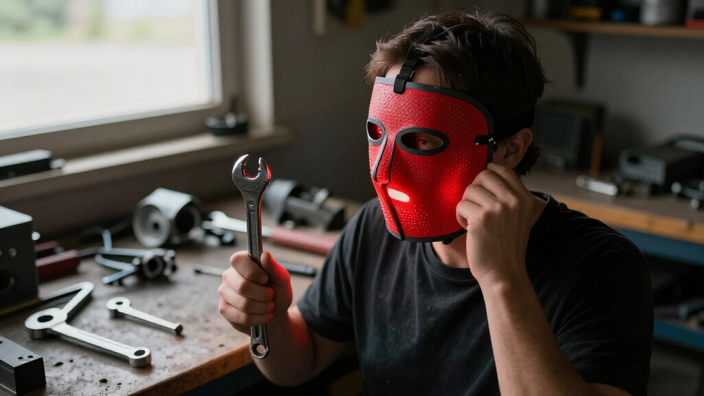 red light therapy mask