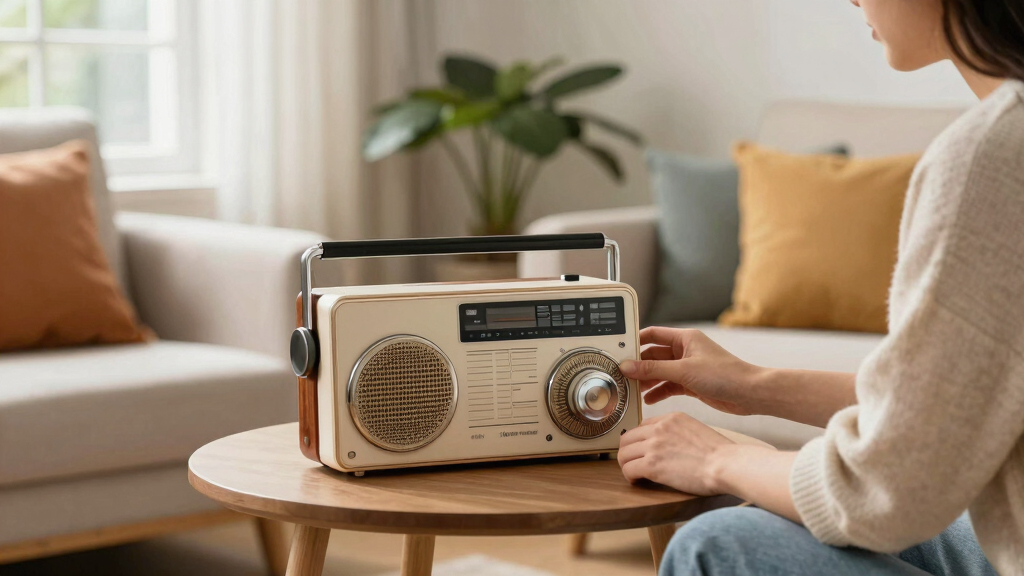 classic radio cd player retro