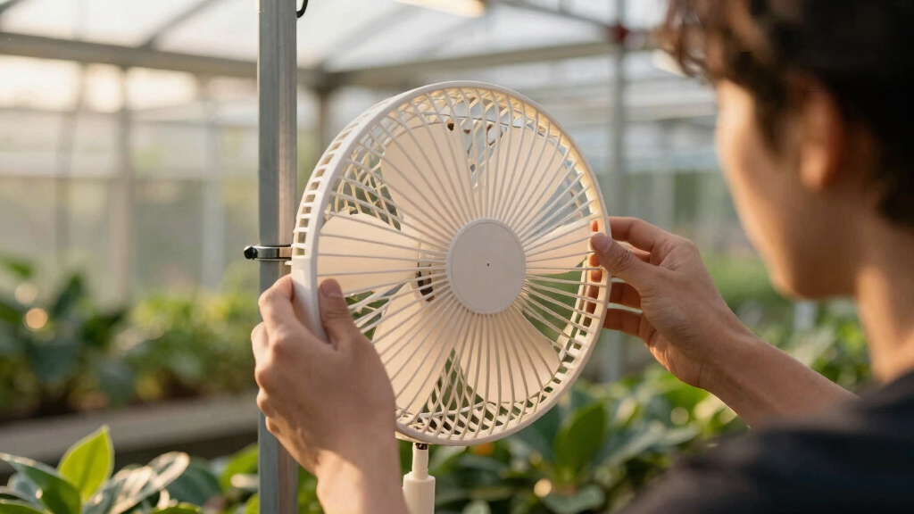 oscillating clip fan for grow tent