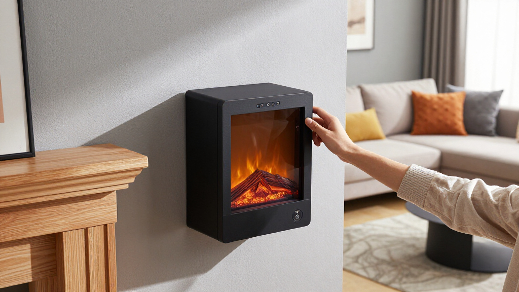 best wall mounted electric fireplace