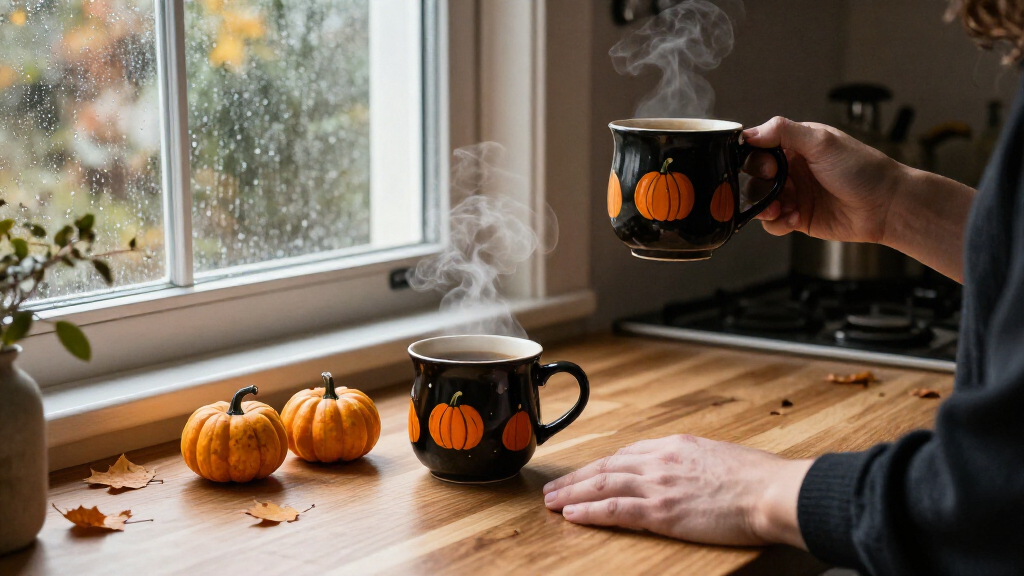 Halloween coffee tumblers