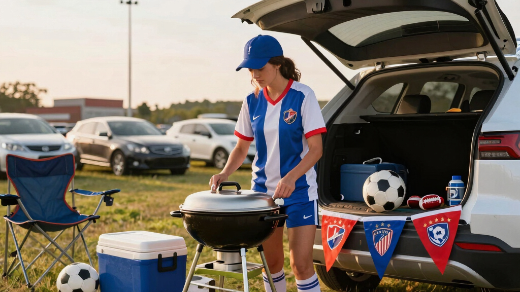 soccer fan tailgating gear