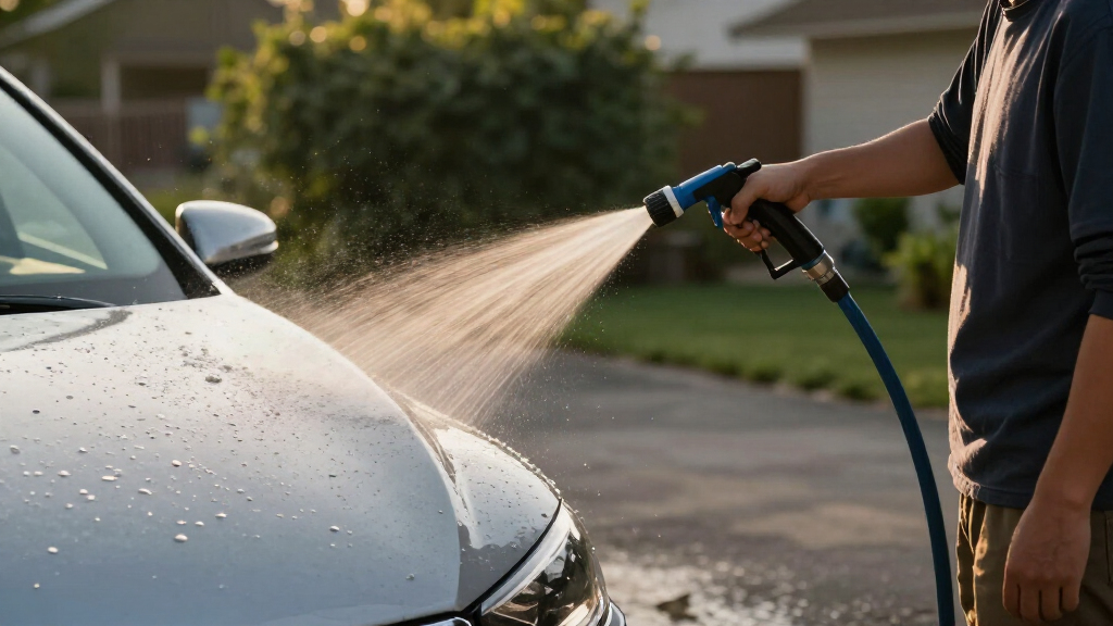 deionized water system for car washing