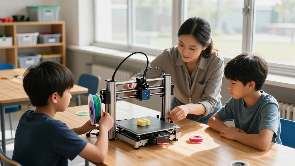 professional dual extruder 3d printer for school makerspaces