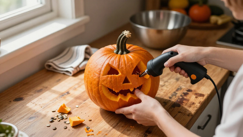 electric pumpkin carving tools