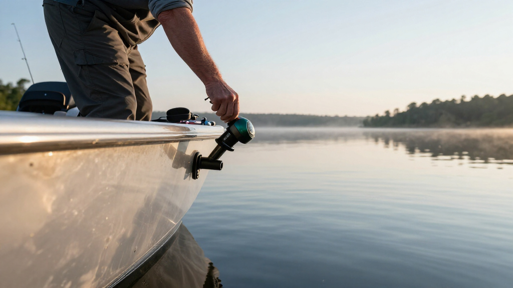 fish finder transducer for aluminum boat