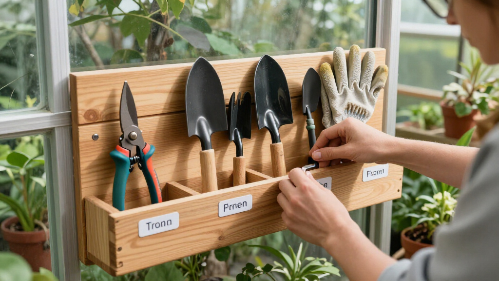 garden tool storage organizers