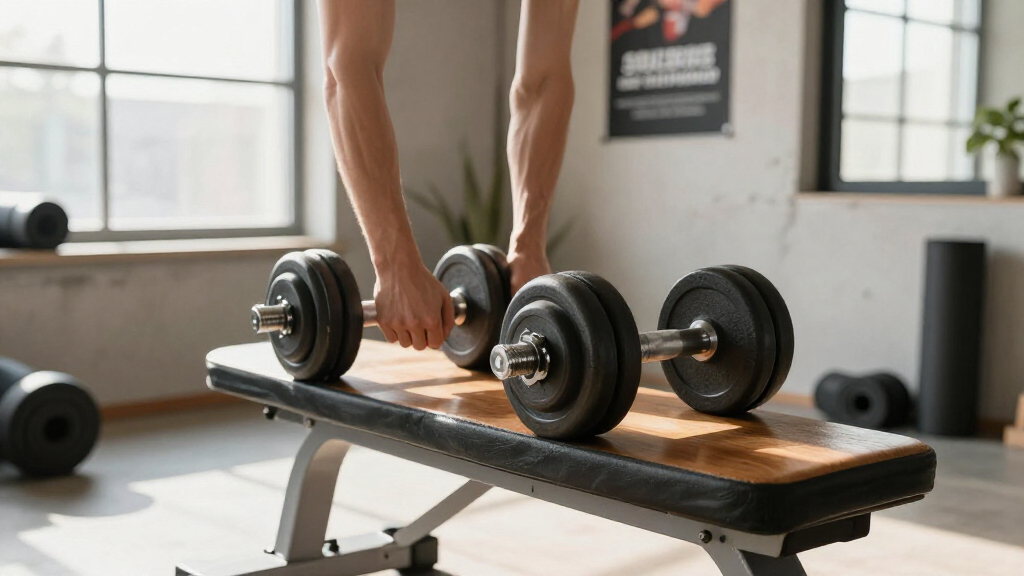 adjustable dumbbell set