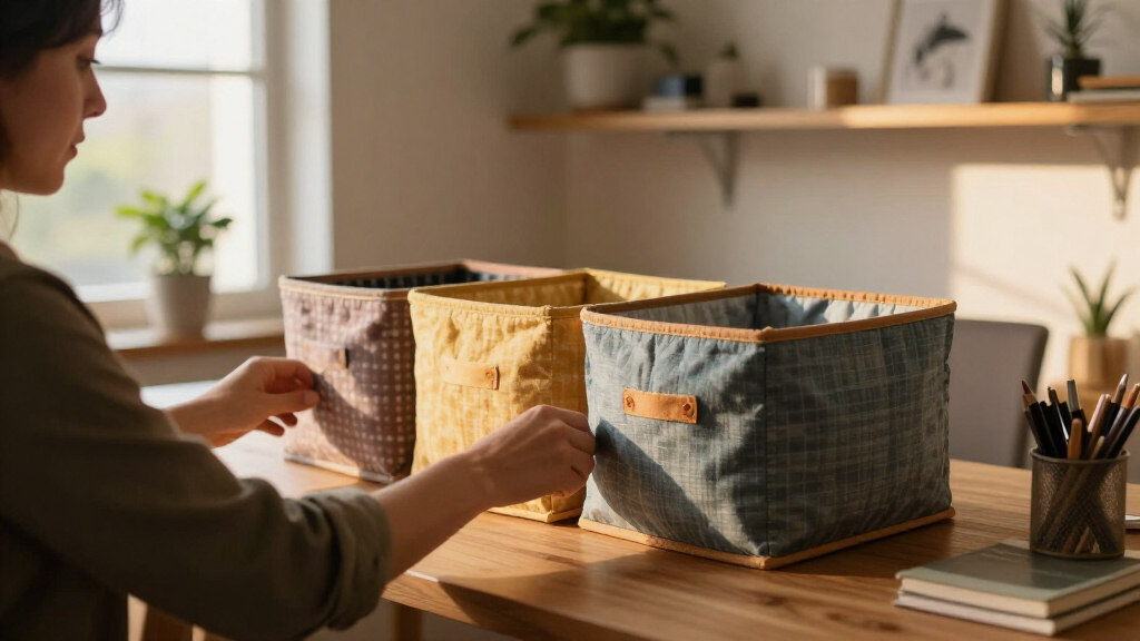 desk organization storage bins