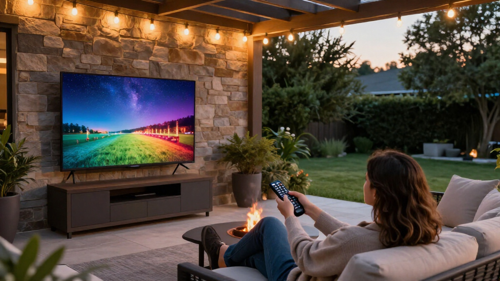 sylvox outdoor tv review entertainment under the stars