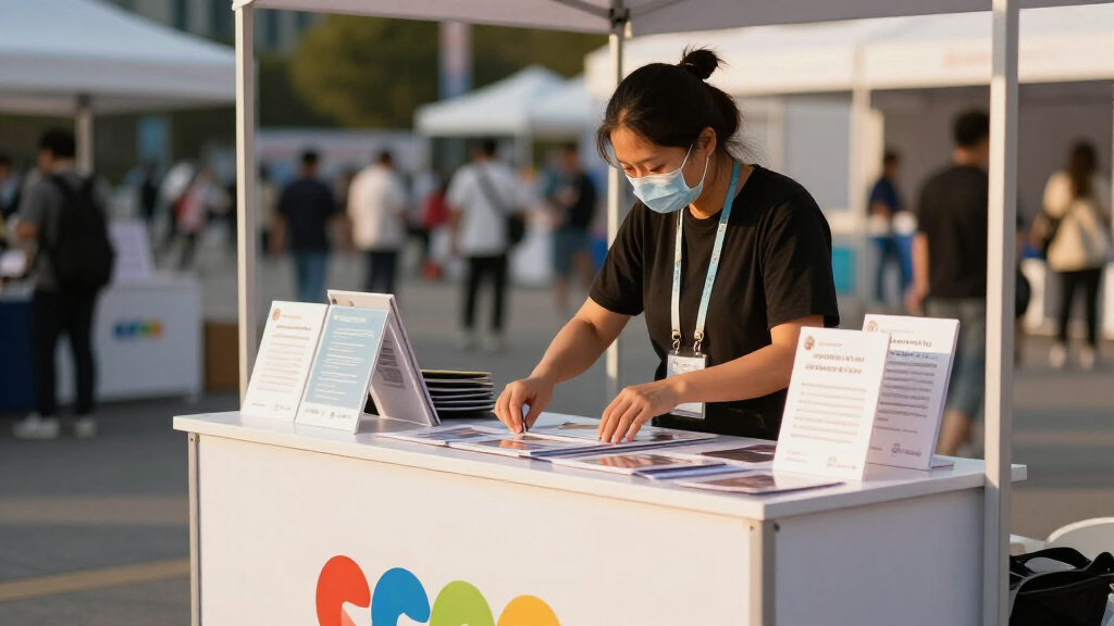 branded trade show counters for small business