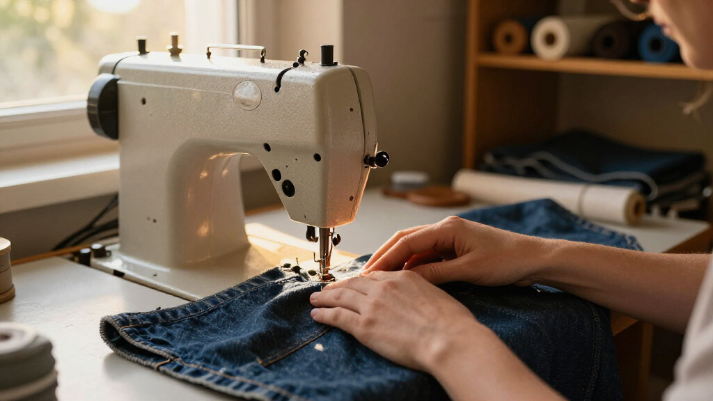 sewing machine for heavy fabrics denim