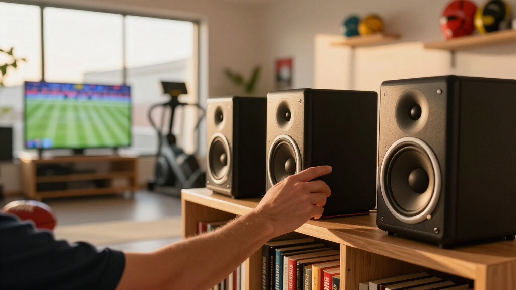 best bookshelf speakers for sports room