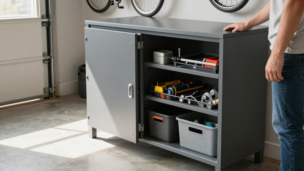 garage cabinet system metal