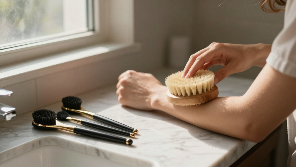 best body brush dry brushing set premium