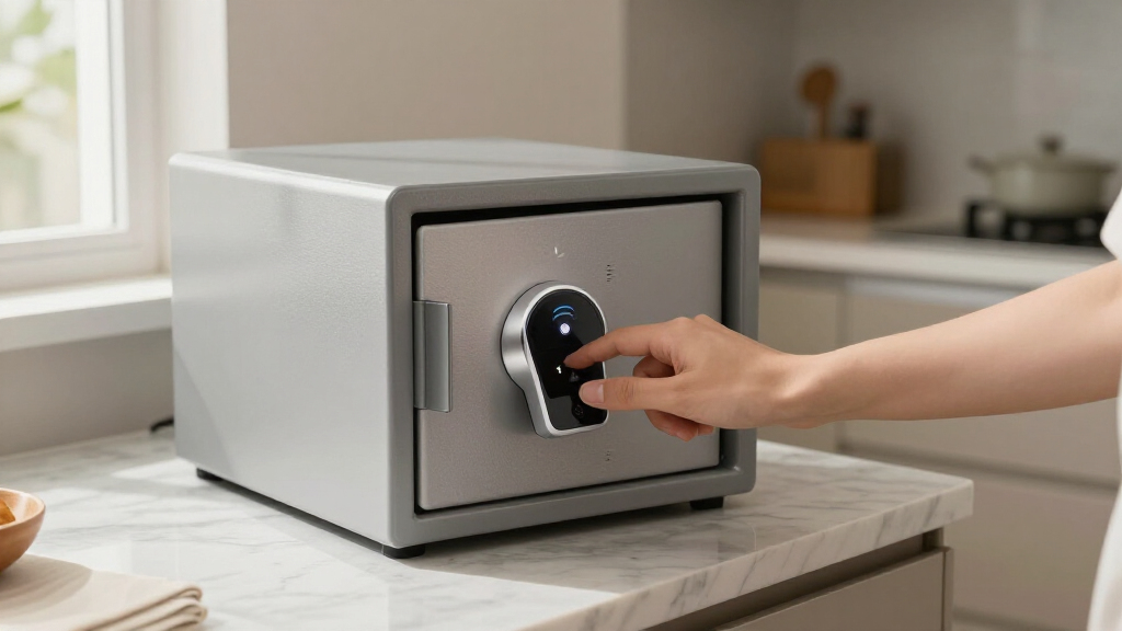 safe with tamper alerts and alarm