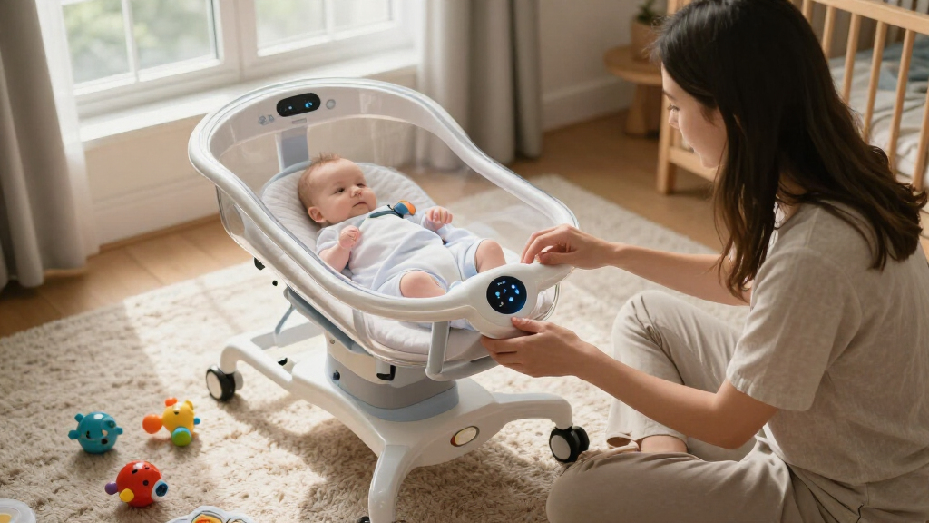 auto rocking bassinets with cry detection