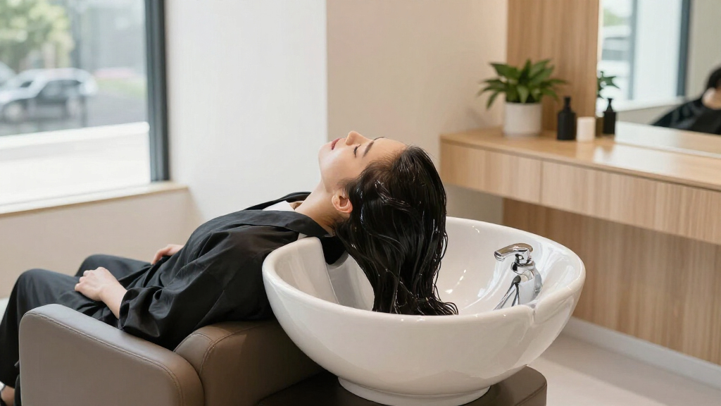top rated salon shampoo station with chair