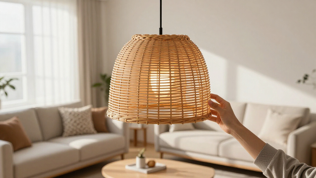 rattan pendant lights