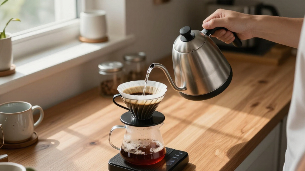 variabletemperature kettle for pourover