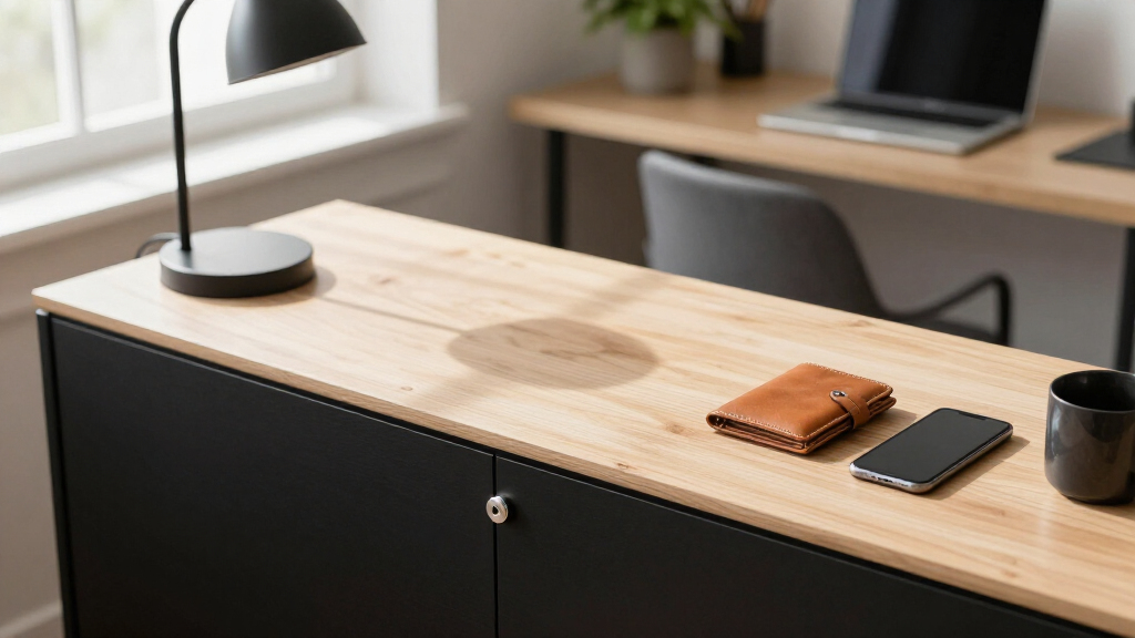 best office credenza with lock