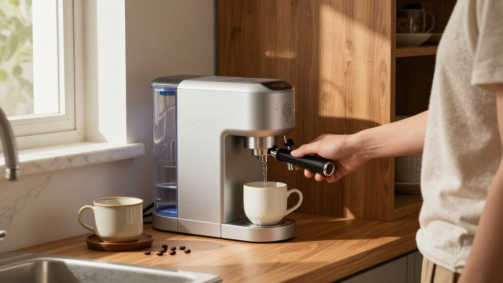 espresso machine water softener system