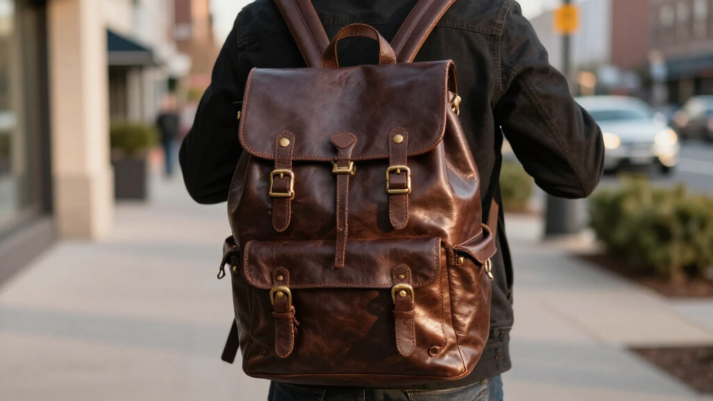 luxury leather backpacks