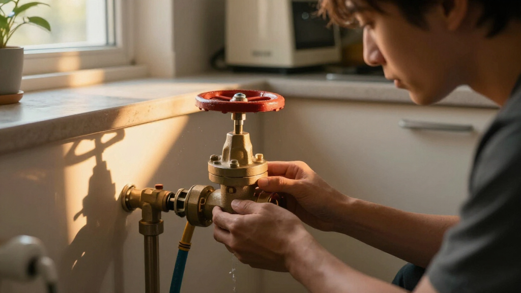 leak detection valve for hard water
