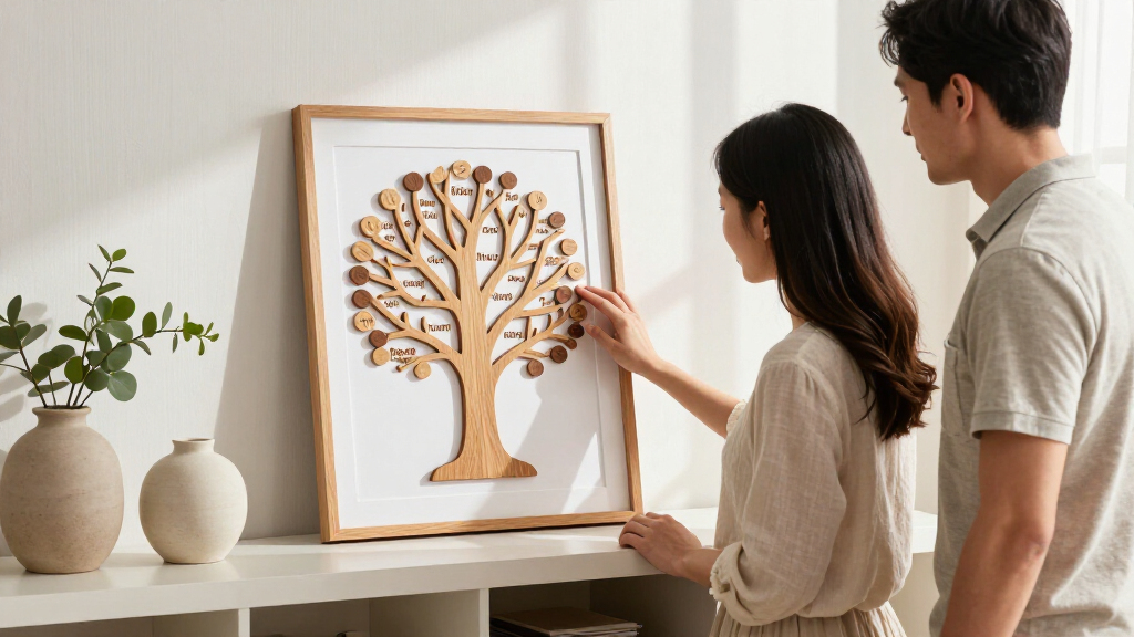 best family tree gifts with names for parents