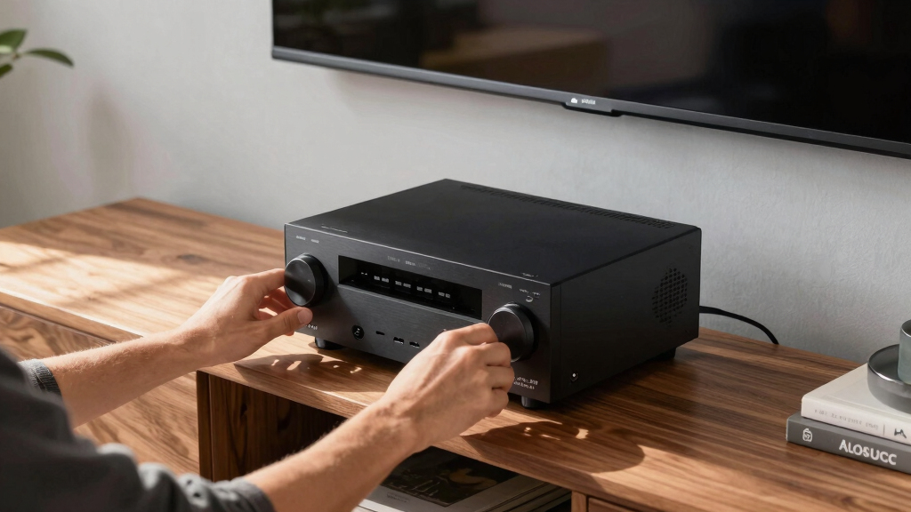 best media console for AV receiver ventilation