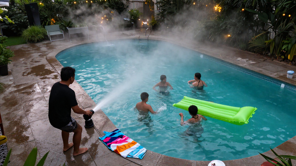 pool party fog machines