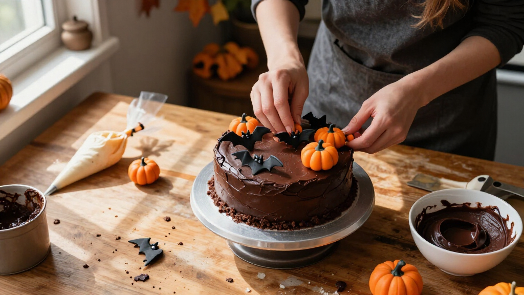 Halloween cake toppers