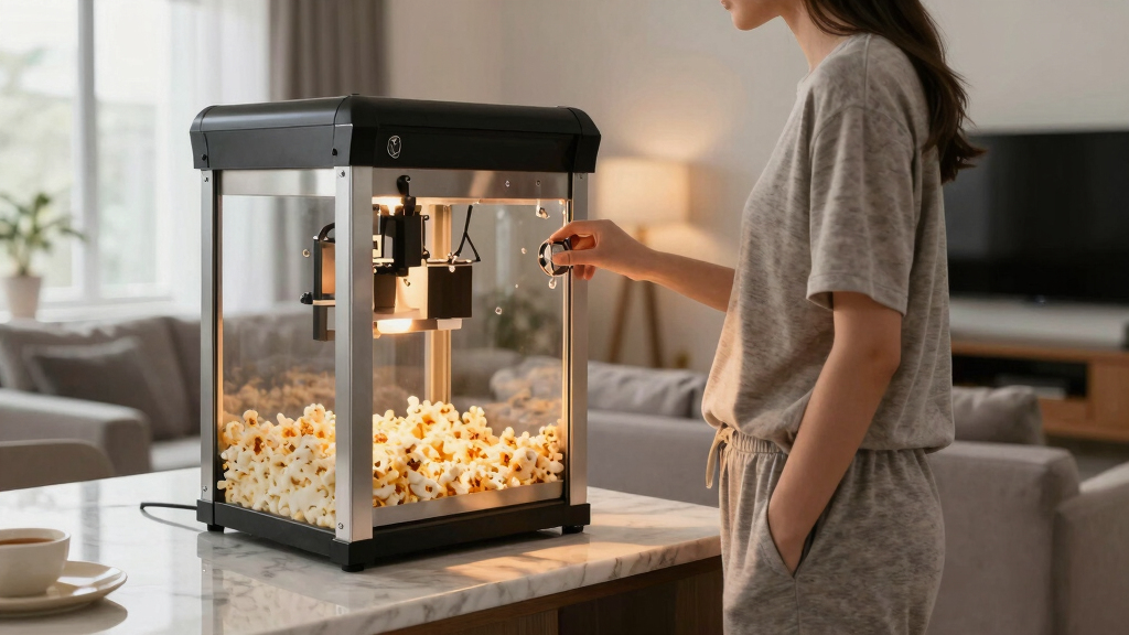 luxury thermostatically controlled popcorn machines