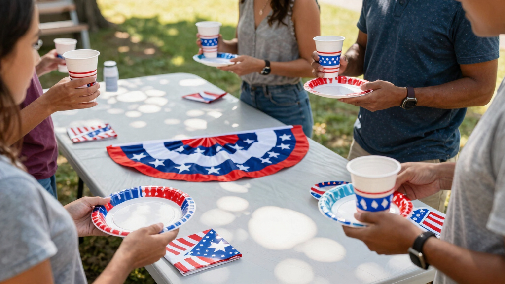 patriotic outdoor party supplies