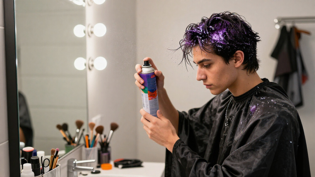 Halloween hair glitter sprays