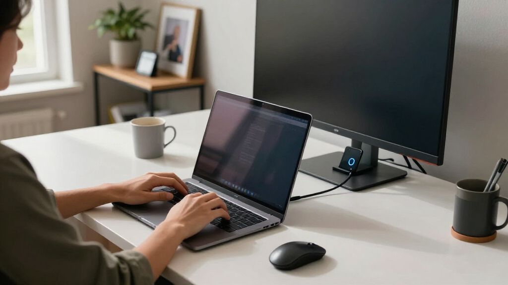 monitors with built in docking