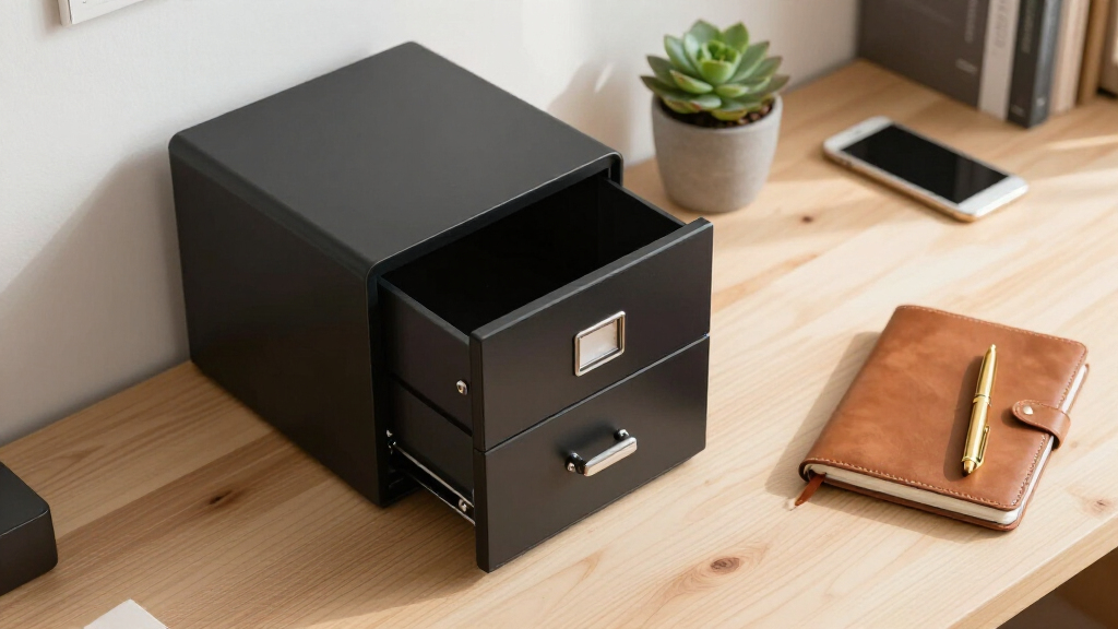 two drawer locking file cabinet for documents
