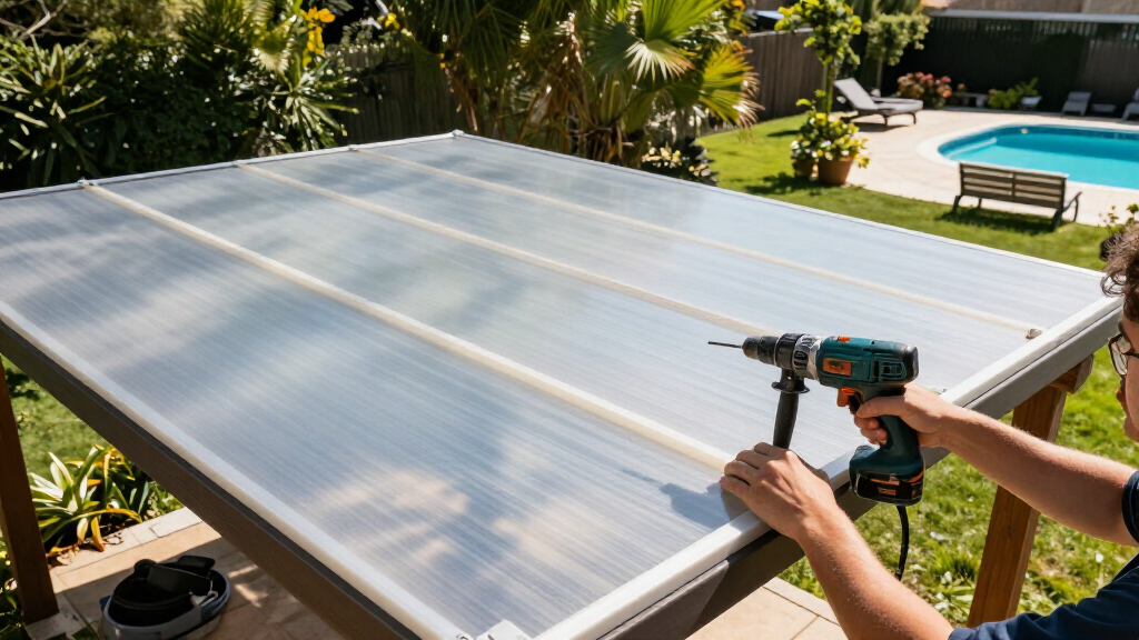 polycarbonate roof gazebos uv blocking