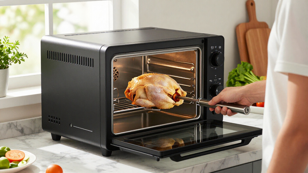 countertop ovens with rotisserie function