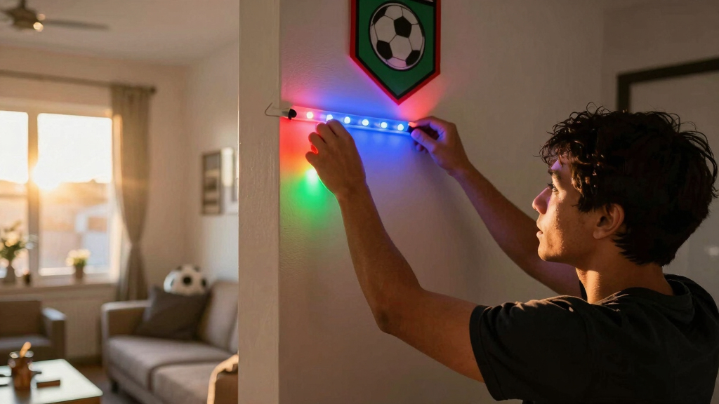 soccer fan LED light strips