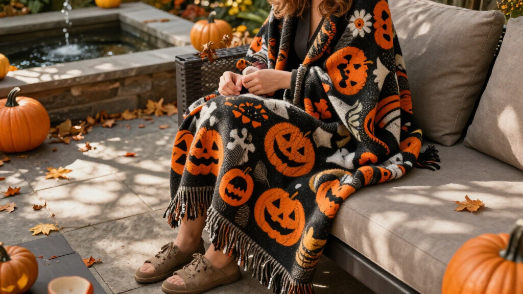 best Halloween throw blankets